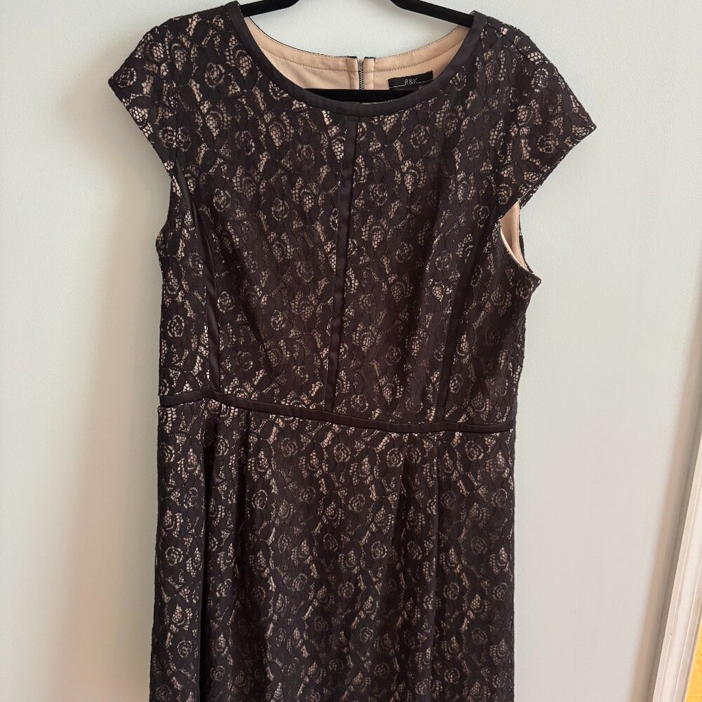 Women's Black Lace Cocktail Dress
